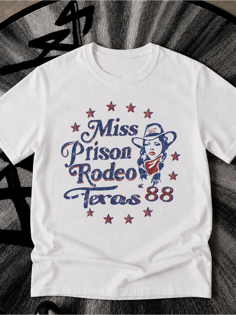 Miss Prison Rodeo Texas 88 Shirt, Western Cowgirl Graphic Tee Unisex